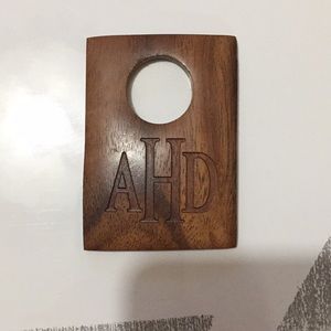❤️DONATING SOON Wooden with the initials AHD